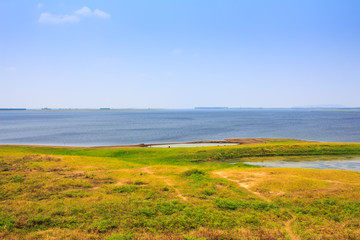 Fototapeta na wymiar view of the sea background