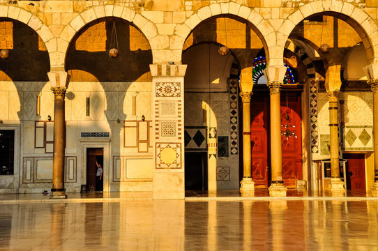 Ummyad Mosque at sunset, Damascus, Syria