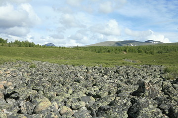 Altai region Russia mountain landscapes