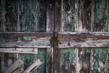 Closeup Rustic Door