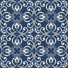 seamless damask pattern