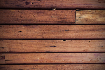 Obraz na płótnie Canvas close up of wall made of wooden planks