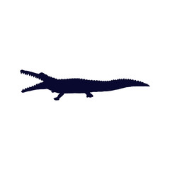 crocodile silhouette 
