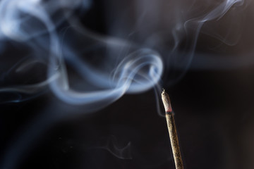 One Joss Stick with Smoke