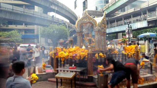 Erawan Hindu Shrine in Bangkok