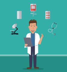 Doctor design, medical and healthcare concept