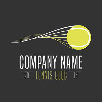 Tennis club vector logo
