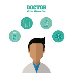 Doctor design, medical and healthcare concept