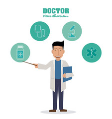 Doctor design, medical and healthcare concept