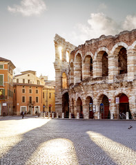 Obraz premium Colliseum w mieście Verona, Włochy
