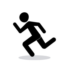 Running design. fitness concept. white background 