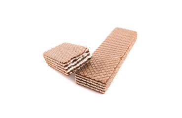 Crunchy chocolate waffle