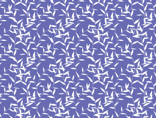 Seamless Leaves Curly Nature Pattern