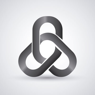 Link Symbol Design. Flat Illustration. Connection Concept