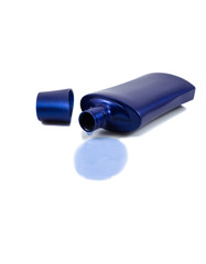 Image of blue plastic bottle