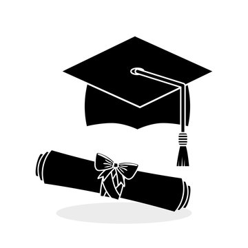 University design. graduation and education illustration