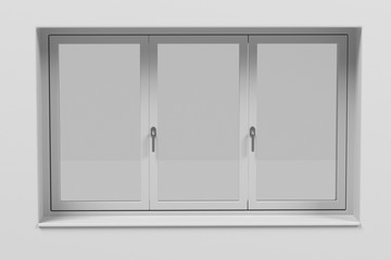 3d rendering of modern window