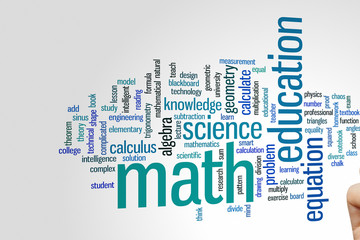 Math word cloud