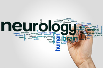 Neurology word cloud
