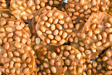 Beans over rice crispy plate