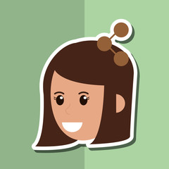 icon of business people, vector design