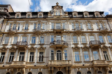 Fototapeta na wymiar The building in the Old Town
