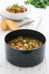 White beans with vegetables
