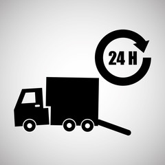 Logistic design. Shipping and Delivery conception 