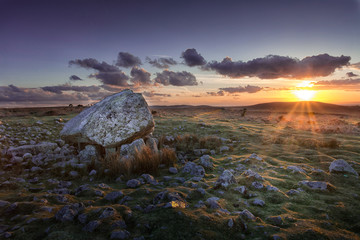 Arthur's stone at sunset
A landmark on the top of Cefn Bryn, North Gower, South Wales, Swansea