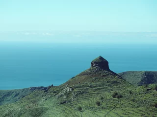 Deurstickers La Gomera Canary Islands Spain Viewpoint Manaderos © fanishot