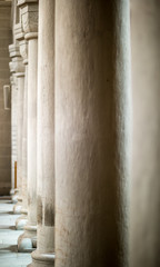 Fototapeta premium Columns in the cathedral of Stein am Rhein
