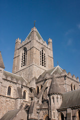 Fototapeta na wymiar Cathedral Christ Church de Dublin, Irlande