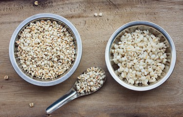 cooked millet grains