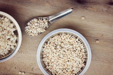 cooked millet grains