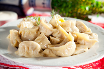 Dumplings with Butter and Dill