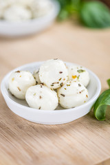 Mozzarella Cheese (marinated with herbs)