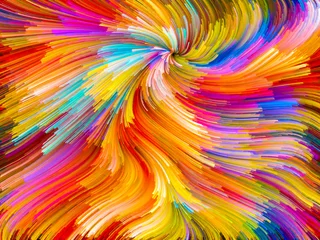 Wandaufkleber Evolving Color Vortex © agsandrew