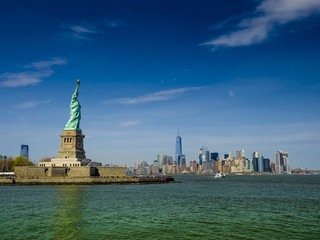 Statue of Liberty on a sunny day