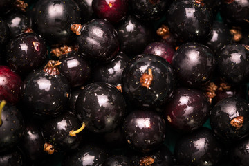 Summer fresh berries , healthy food , wooden background
