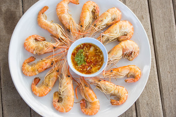 grilled shrimp