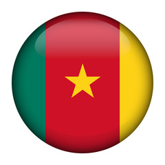 Flag of Cameroon Glossy Button