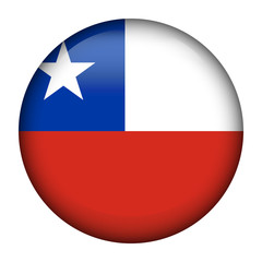 Flag of Chile Glossy Button