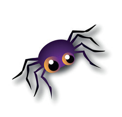 illustration of black spider