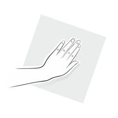 Obraz premium Hand2804d