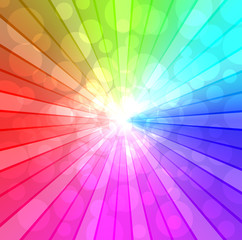 Colorful spectrum vector background.