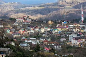 Fototapeta premium Cityscape Sochi. Russia