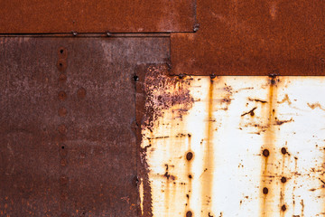 Rusty metal surface