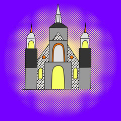 Montreal pop art vector