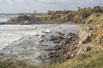 Mareggiata a Livorno.