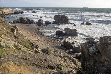 Mareggiata a Livorno.